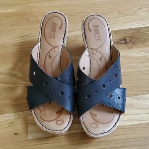 Born Handmade Cork Wedges
